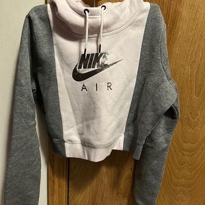 Nike air cropped hoodie